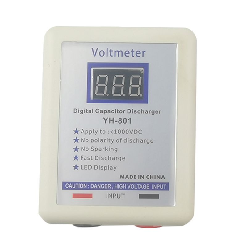 Portable 800V Digital Capacitor Voltage Tester Fast Discharger High Volt Discharging Tool Electronic Repair Display Matenance NONE
Portable 800V Digital Capacitor Voltage Tester Fast Discharger High Volt Discharging Tool Electronic Repair Display Matenance NONE