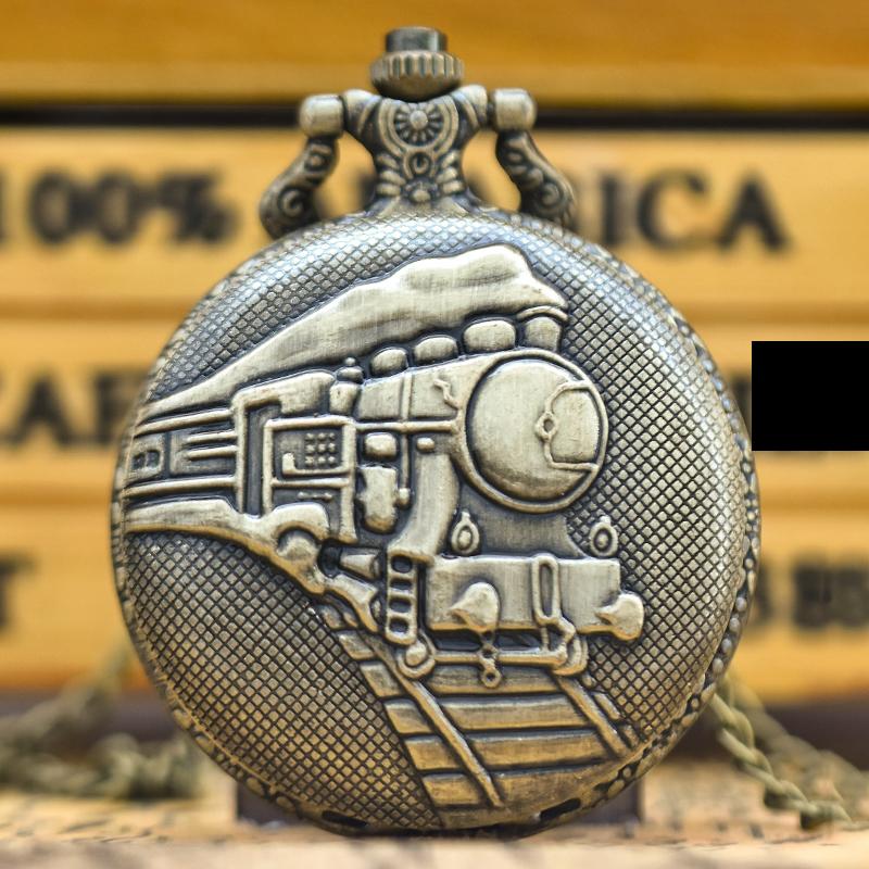 Vintage Bronze Creative Locomotive Carved Necklace Quartz Pocket Watch Gift For Male And Female Students бронзовий
Vintage Bronze Creative Locomotive Carved Necklace Quartz Pocket Watch Gift For Male And Female Students бронзовий
