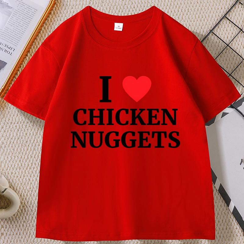 I Love Chicken Nuggets Heart Tshirts Harajuku Short Sleeve Cotton Tshirt Unisex Women Comfortable Tees Streetwear Unisex Clothing S
I Love Chicken Nuggets Heart Tshirts Harajuku Short Sleeve Cotton Tshirt Unisex Women Comfortable Tees Streetwear Unisex Clothing S