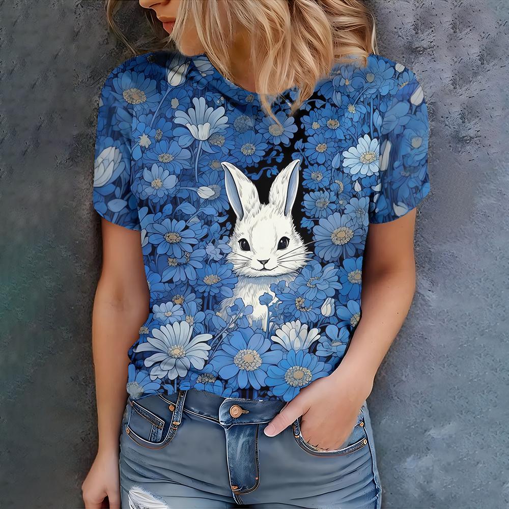 Women s Summer Casual Elegant Round Neck Short Sleeve Pattern Top Loose Casual Women s T-shirt XXXL
Women s Summer Casual Elegant Round Neck Short Sleeve Pattern Top Loose Casual Women s T-shirt XXXL