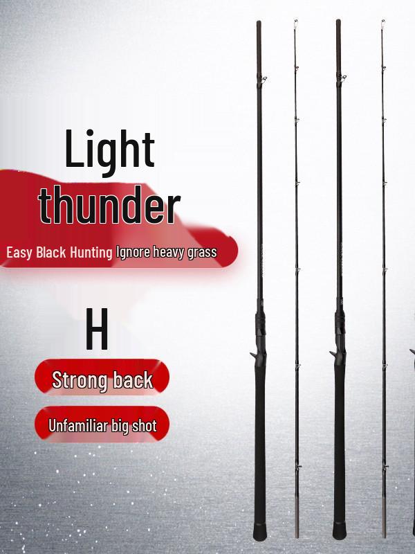 Удилище для ловли на блесну Light Thunder H Tone: 2,1 м и 2,4 м, Дальний заброс, Интегрированная ручка, Черная рыба 2.1m
Удилище для ловли на блесну Light Thunder H Tone: 2,1 м и 2,4 м, Дальний заброс, Интегрированная ручка, Черная рыба 2.1m