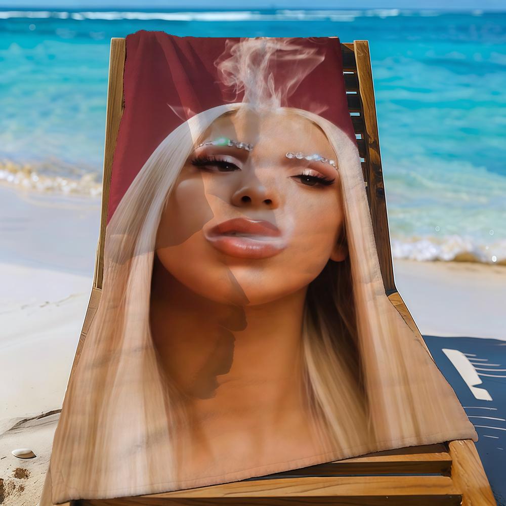Singer B-Bad G-Gyal-S Mas Cara Towel Sports Quick Dry Travel Camping Gear Sandproof Soft Light Large Beach Towel W40*H60(CM)
Singer B-Bad G-Gyal-S Mas Cara Towel Sports Quick Dry Travel Camping Gear Sandproof Soft Light Large Beach Towel W40*H60(CM)
