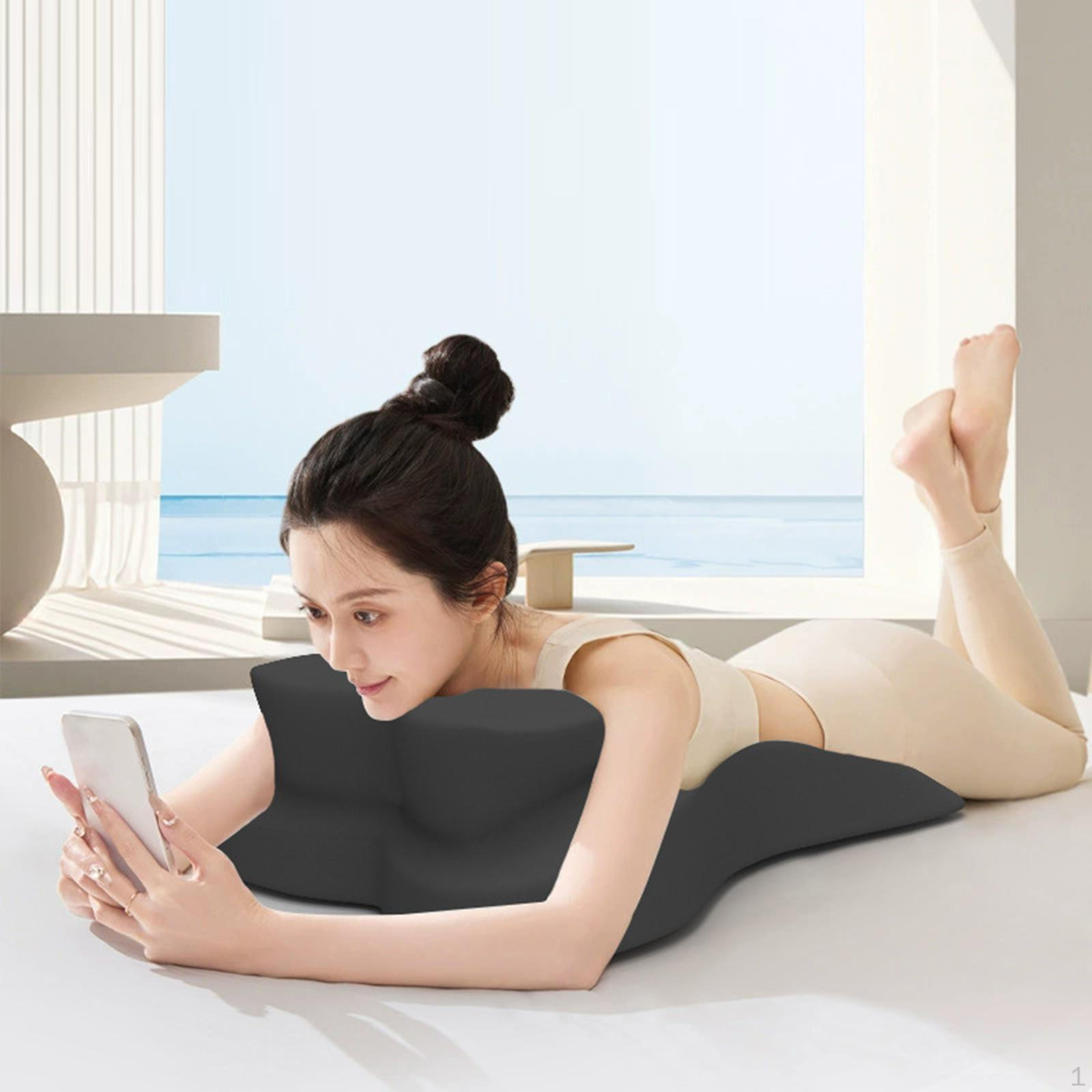 Face Down Pillow Back Support Breathable Soft Multipurpose Decoration Prone Position Lie Deep Gray
Face Down Pillow Back Support Breathable Soft Multipurpose Decoration Prone Position Lie Deep Gray