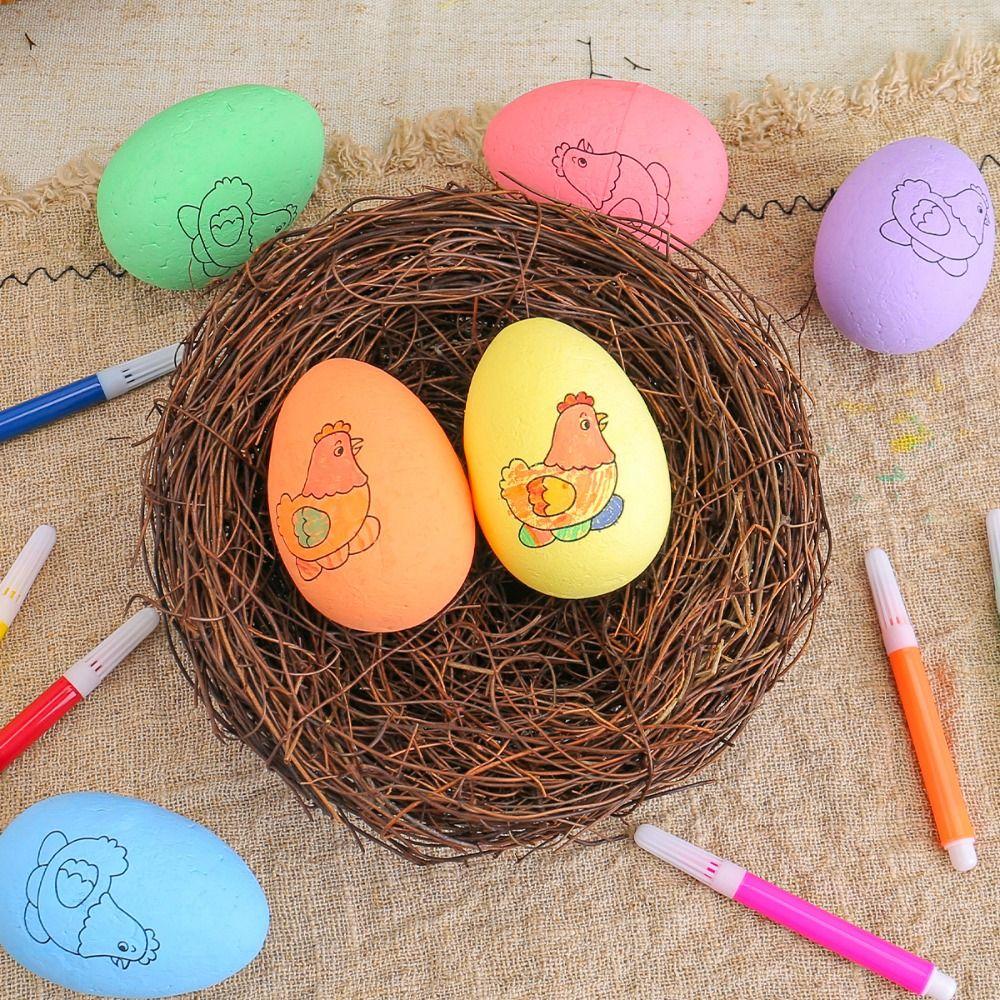 Foam Painted Easter Eggs Kit DIY Crafts Doodle Easter Toy Home Party Decorations Style 1
Foam Painted Easter Eggs Kit DIY Crafts Doodle Easter Toy Home Party Decorations Style 1
