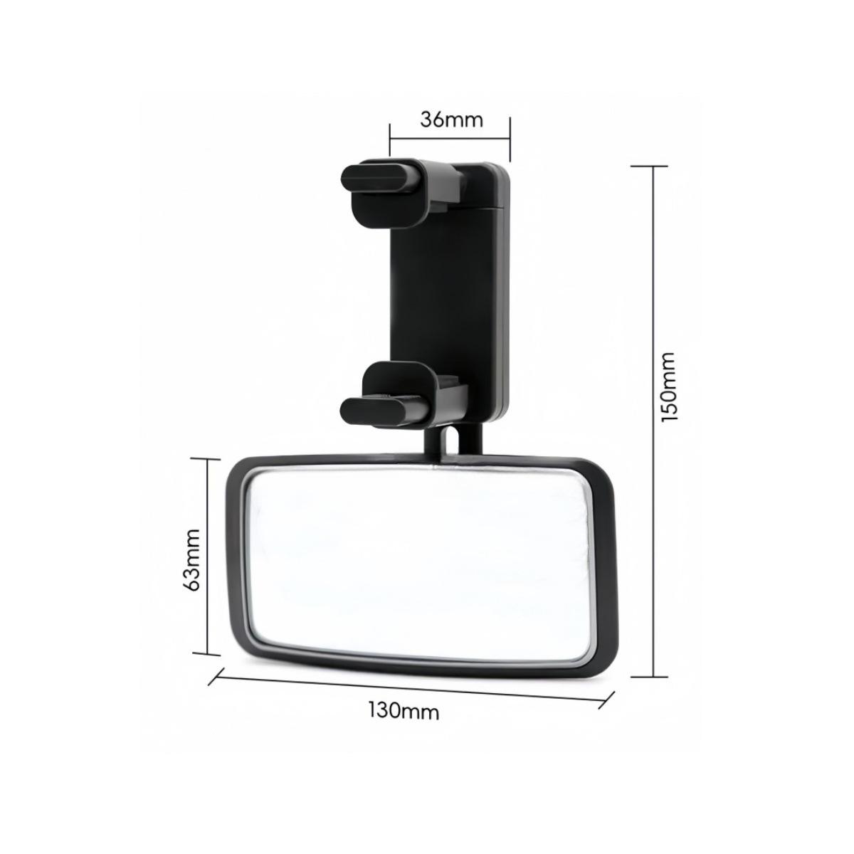 Interior Anti-glare Rearview Mirror: HD Wide-Angle Curved Mirror with Adjustable Baby Observation Feature.
Interior Anti-glare Rearview Mirror: HD Wide-Angle Curved Mirror with Adjustable Baby Observation Feature.