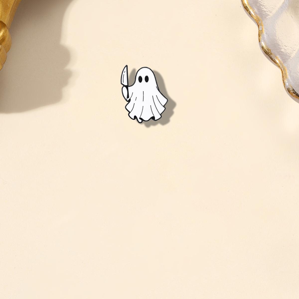 Horror Ghost Brooch Universal Cartoon Metal Badge Trendy Versatile Clothes Bags Scarf Accessories Halloween Brooch білий
Horror Ghost Brooch Universal Cartoon Metal Badge Trendy Versatile Clothes Bags Scarf Accessories Halloween Brooch білий
