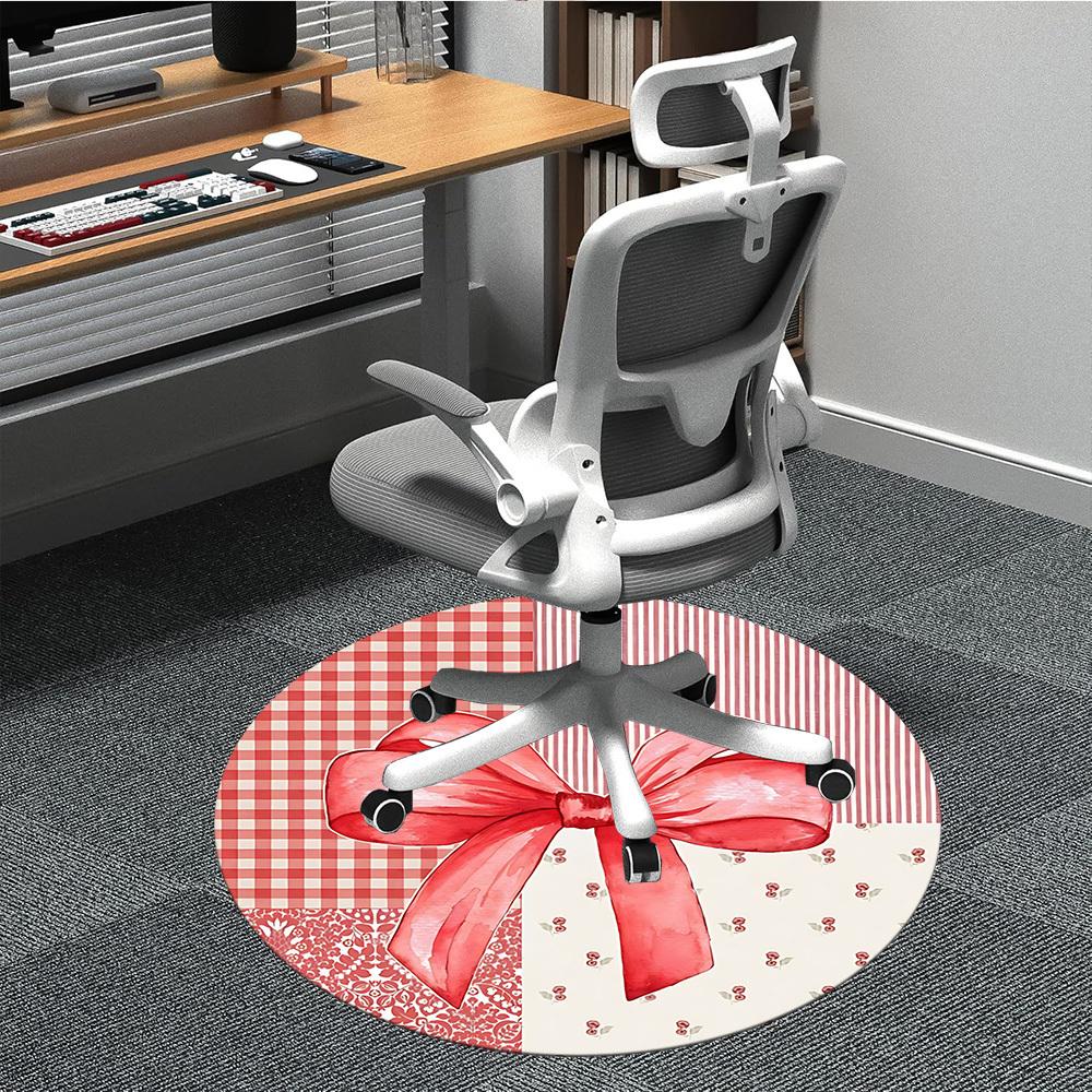 1pc Pink Bow Office Round Rug, Carpet for Office, Gaming, Lightweight Round Floor Mat yy260205058 80cm by 80cm
1pc Pink Bow Office Round Rug, Carpet for Office, Gaming, Lightweight Round Floor Mat yy260205058 80cm by 80cm