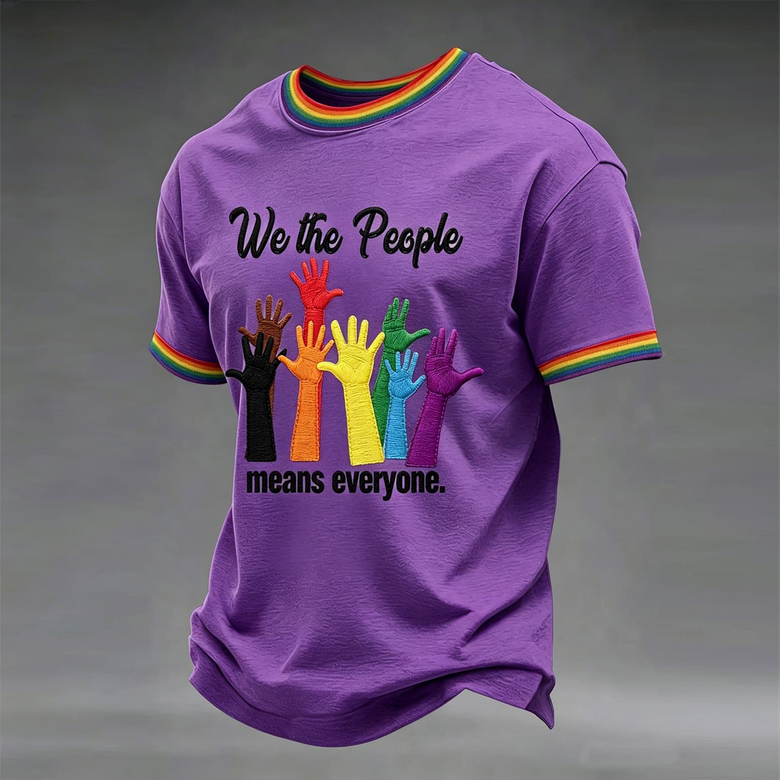 Men s Casual Short Sleeve Crew Neck T-Shirt with Rainbow Print Graphic Soft Fabric Comfortable Fit Lightweight Design M фиолетовый
Men s Casual Short Sleeve Crew Neck T-Shirt with Rainbow Print Graphic Soft Fabric Comfortable Fit Lightweight Design M фиолетовый