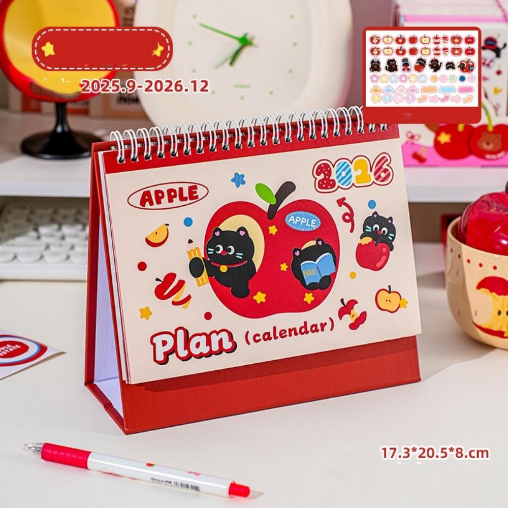 Cartoon Apple Black Cat Desk Calendar Time Management Daily Weekly Scheduler Planner Agenda Organizer DesktopCalendar Stationery
Cartoon Apple Black Cat Desk Calendar Time Management Daily Weekly Scheduler Planner Agenda Organizer DesktopCalendar Stationery