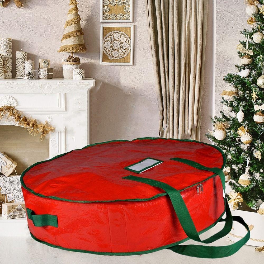 Red Wreath Storage Bag Oxford Cloth Holiday Wreath Storage Container Garlands Storage Bag for Home S красный
Red Wreath Storage Bag Oxford Cloth Holiday Wreath Storage Container Garlands Storage Bag for Home S красный