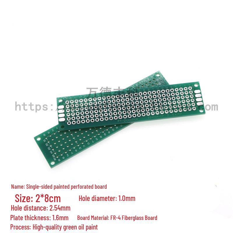 Universal Single-Sided Perforated Breadboard PCB with Multiple Specifications Available
Universal Single-Sided Perforated Breadboard PCB with Multiple Specifications Available