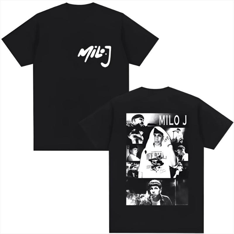 New Seasonal Rapper Milo J Tour Pattern Mens TShirt Hip Hop Retro HighQuality Couple Pure Cotton Streetwear oversized t shirt S
New Seasonal Rapper Milo J Tour Pattern Mens TShirt Hip Hop Retro HighQuality Couple Pure Cotton Streetwear oversized t shirt S