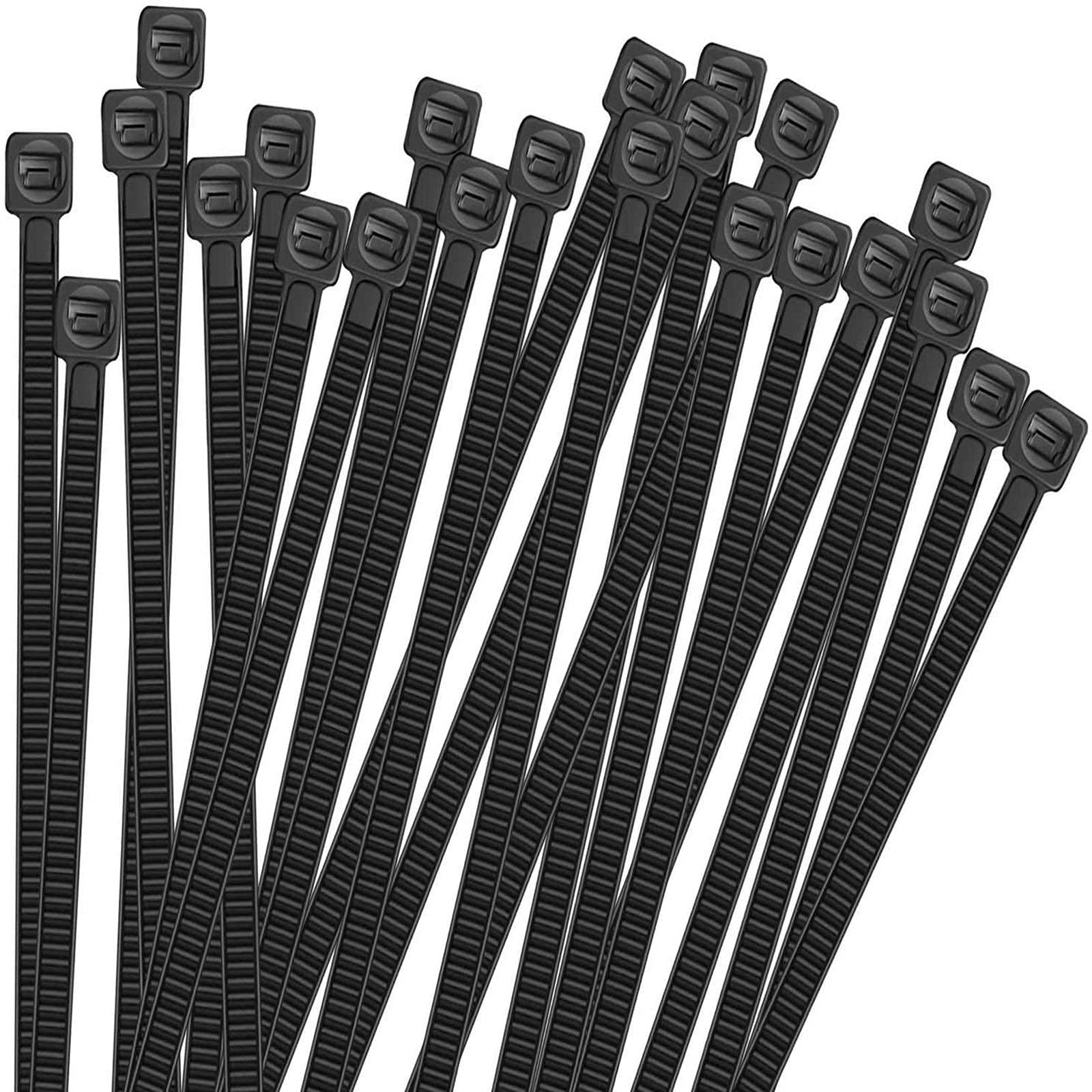 Outdoor Weather-Resistant Cable Ties, Self-Locking Cable Ties for Electrical Wires, Black, Cable Fixing Zippers, Pack of 100 (7.6370mm)
Outdoor Weather-Resistant Cable Ties, Self-Locking Cable Ties for Electrical Wires, Black, Cable Fixing Zippers, Pack of 100 (7.6370mm)