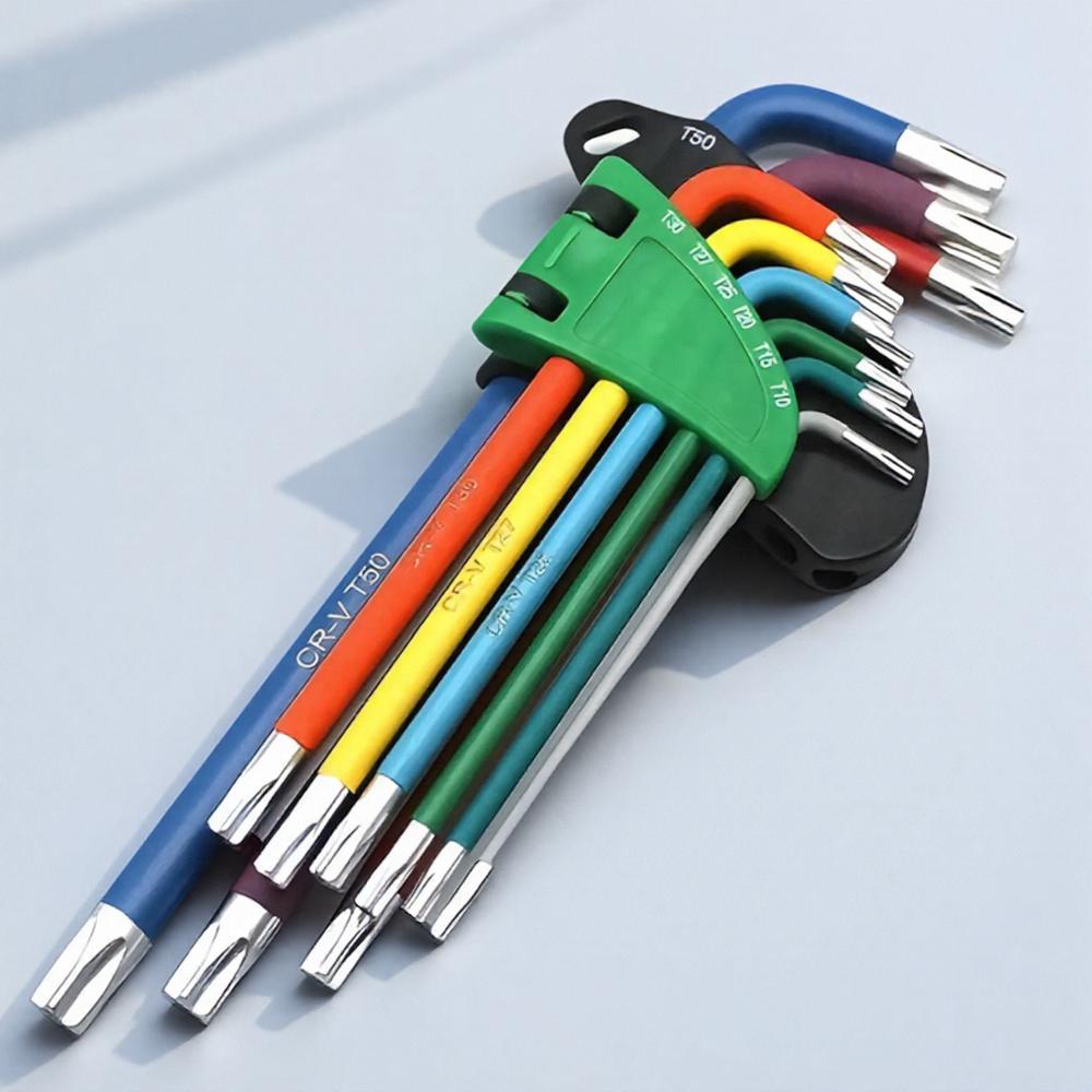 Набор шестигранных ключей с длинным рычагом 9 шт. Шестигранный ключ для набора инструментов для ремонта велосипеда Размеры от 15 мм до 10 мм Идеально подходит для обслуживания велосипеда
Набор шестигранных ключей с длинным рычагом 9 шт. Шестигранный ключ для набора инструментов для ремонта велосипеда Размеры от 15 мм до 10 мм Идеально подходит для обслуживания велосипеда