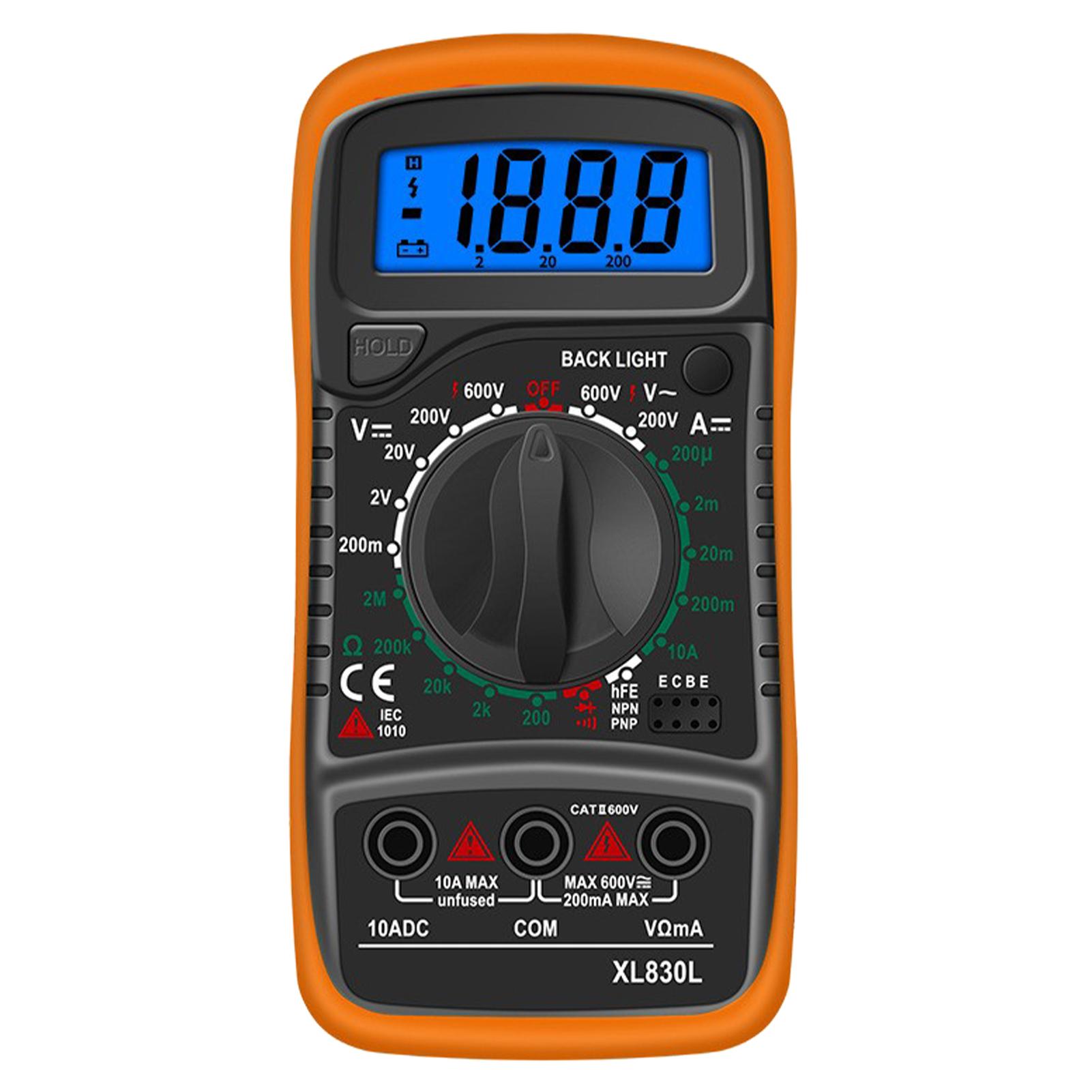 Digital Display Multimeter High Accuracy Voltage Current Resistance Meter Voltmeter Ammeter
Digital Display Multimeter High Accuracy Voltage Current Resistance Meter Voltmeter Ammeter