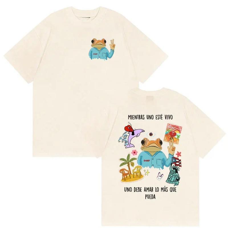 Rap Singer Bad Bunny Mientras Uno Este Vivo Album 2026 T-shirt for Men and Women High-quality Fashion Oversized Cotton T-shirt S разноцветный
Rap Singer Bad Bunny Mientras Uno Este Vivo Album 2026 T-shirt for Men and Women High-quality Fashion Oversized Cotton T-shirt S разноцветный