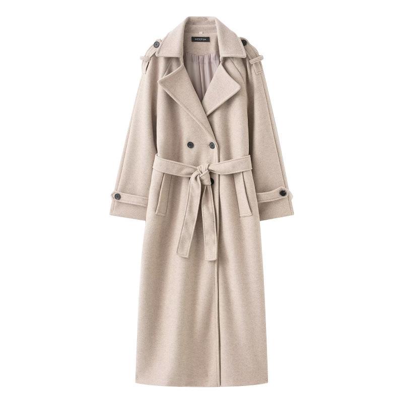 Chic Casual Belted Wool Coat - European & American Style for Women Medium кремовый
Chic Casual Belted Wool Coat - European & American Style for Women Medium кремовый