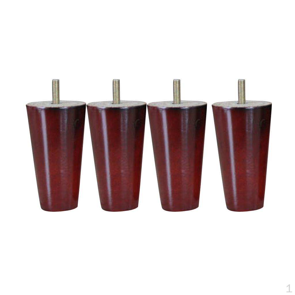 4 Wood Table Feet Repair Part for Kitchen Cabinet Sofa Bed Red 10cm H
4 Wood Table Feet Repair Part for Kitchen Cabinet Sofa Bed Red 10cm H