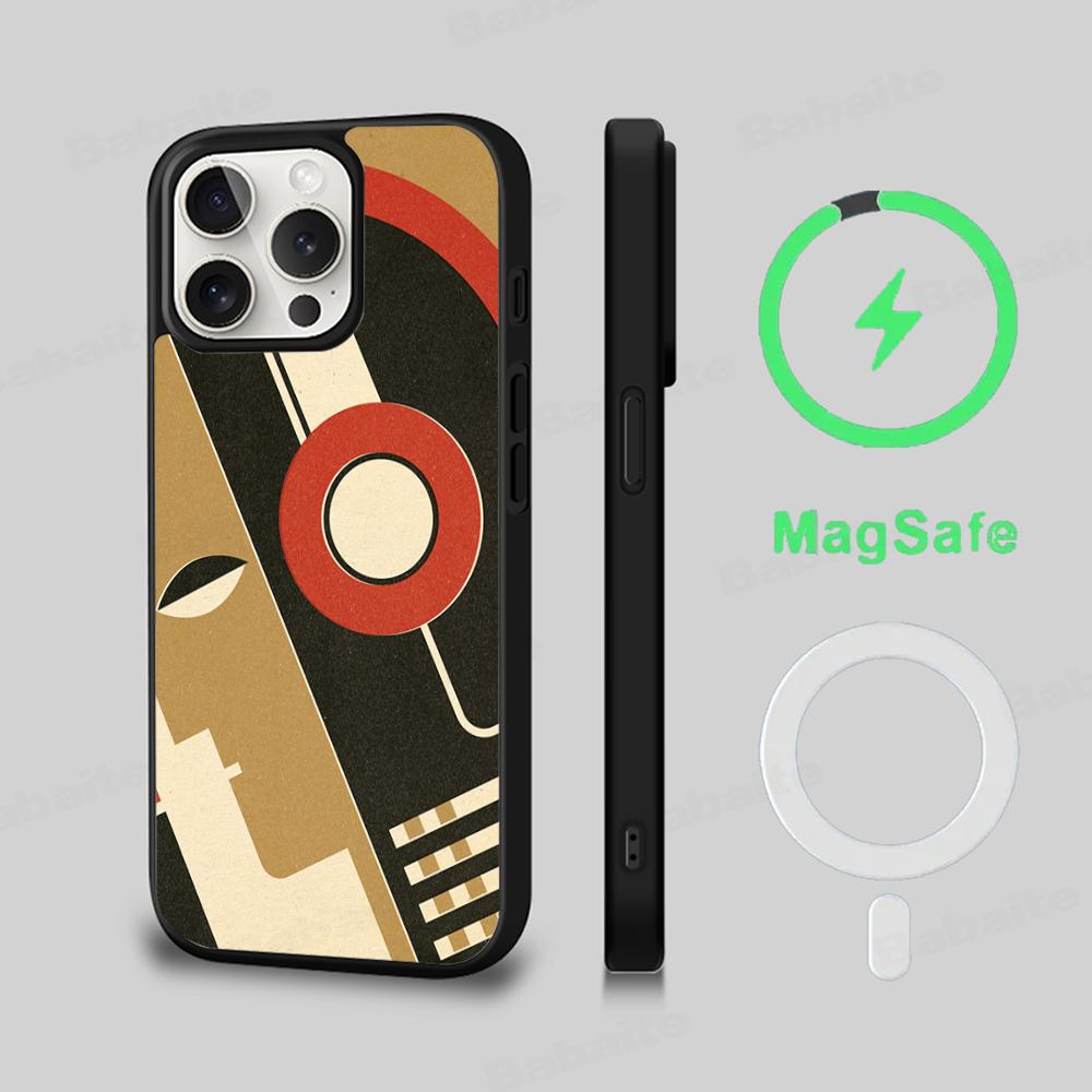 Geometric Bauhaus art Phone Case Magesafe Magnetic Wireless Charge Case For iPhone 16 11 12 13 14 15 Pro Max Plus Mini iPhone 15 Plus
Geometric Bauhaus art Phone Case Magesafe Magnetic Wireless Charge Case For iPhone 16 11 12 13 14 15 Pro Max Plus Mini iPhone 15 Plus