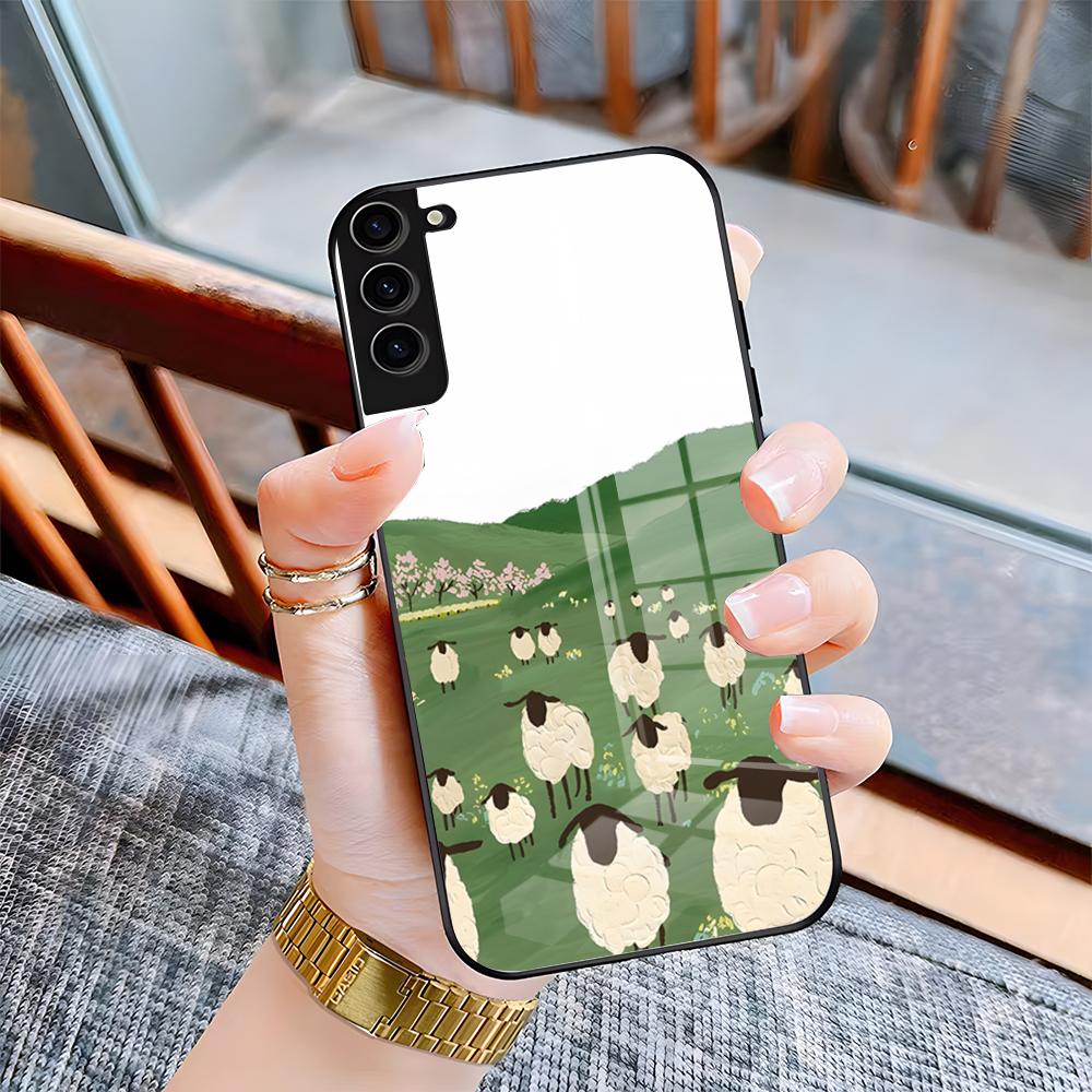 Cartoon Cute Sheep Phone Case For Samsung A25 A13 A33 5G A54 A36 A35 A56 A52 A14 Shockproof Glass Cover Samsung A53
Cartoon Cute Sheep Phone Case For Samsung A25 A13 A33 5G A54 A36 A35 A56 A52 A14 Shockproof Glass Cover Samsung A53
