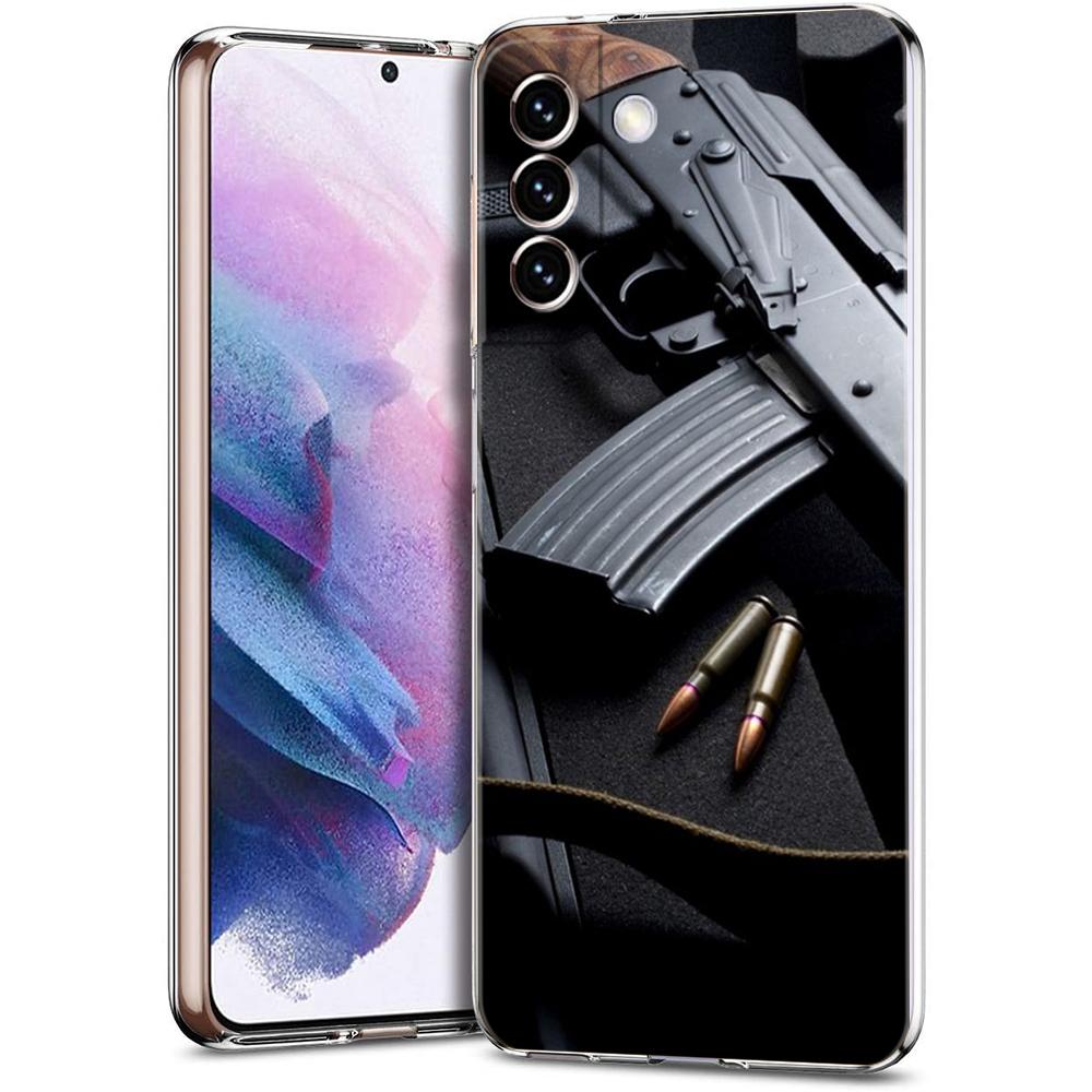 AK47 Handgun Gun BUllets Transparent Case For Samsung Galaxy S24 S23 S22 S20 S21 FE Ultra S24 S23 S10 S10E S9 S8 Plus 5G Shell Samsung S24
AK47 Handgun Gun BUllets Transparent Case For Samsung Galaxy S24 S23 S22 S20 S21 FE Ultra S24 S23 S10 S10E S9 S8 Plus 5G Shell Samsung S24