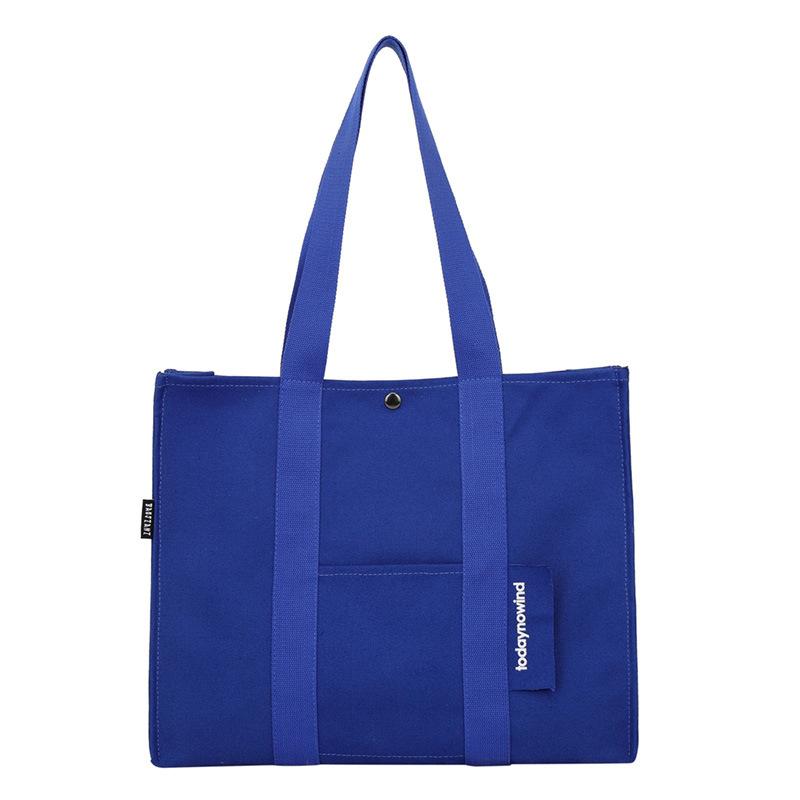 Simple Solid Color Canvas Shoulder Bag for Women Korean High Capacity Ladies Travel Tote Versatile College Student Class Handbag синій
Simple Solid Color Canvas Shoulder Bag for Women Korean High Capacity Ladies Travel Tote Versatile College Student Class Handbag синій