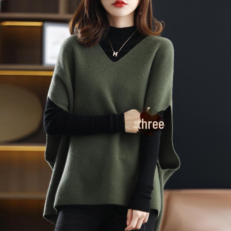 2025 Весна Свободный V-образный вырез с заниженной линией плеча Жилет - Однотонный Повседневный свитер без рукавов One Size
2025 Весна Свободный V-образный вырез с заниженной линией плеча Жилет - Однотонный Повседневный свитер без рукавов One Size