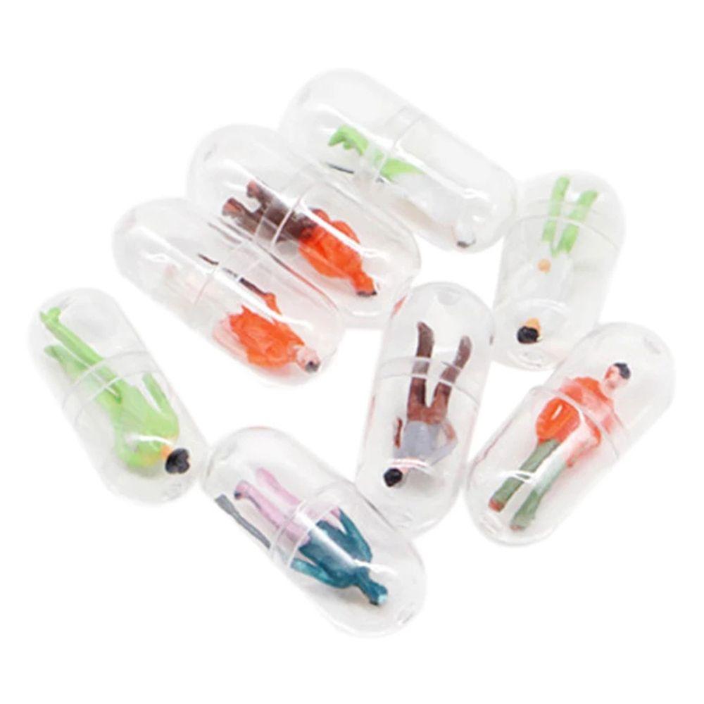 Toy Transparent Capsule Villain Capsule Figurines Plastic Pill Container Capsule Shell Figurines Random Color 20pcs
Toy Transparent Capsule Villain Capsule Figurines Plastic Pill Container Capsule Shell Figurines Random Color 20pcs
