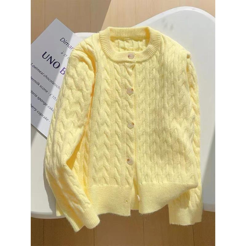 Level recommendation! So gentle~ Milk yellow twist cashmere sweater women s single-breasted cardigan one size fits all жёлтый
Level recommendation! So gentle~ Milk yellow twist cashmere sweater women s single-breasted cardigan one size fits all жёлтый