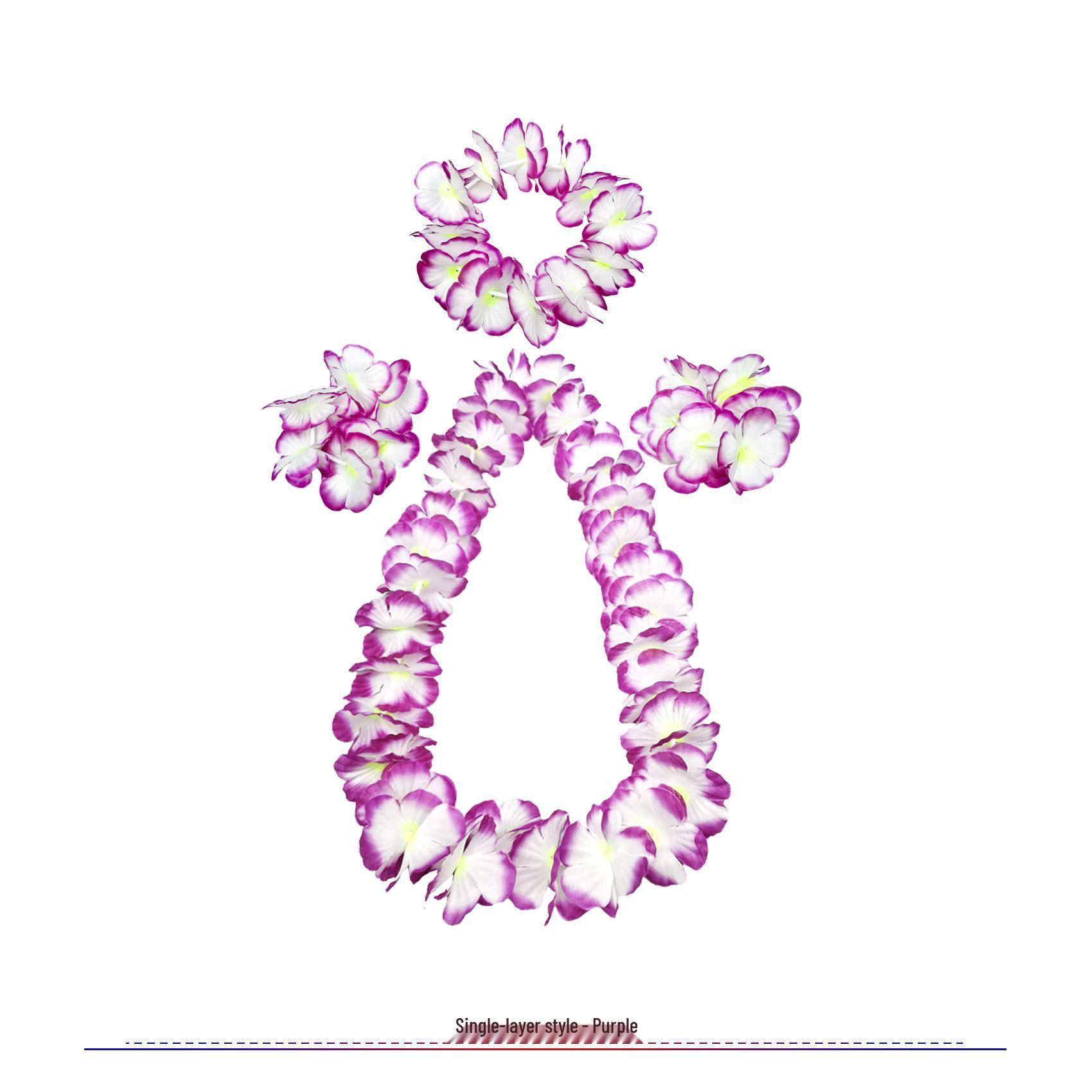 Hawaiian Garland Colorful Grass Skirt Dance Decoration Props for Events Single Garland (Circumference 100cm)
Hawaiian Garland Colorful Grass Skirt Dance Decoration Props for Events Single Garland (Circumference 100cm)