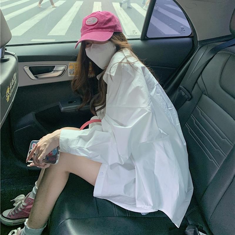 Korean-Style Versatile Loose White Shirt: Women’s Thin Jacket with Niche Design and Sunscreen Protection Large
Korean-Style Versatile Loose White Shirt: Women’s Thin Jacket with Niche Design and Sunscreen Protection Large