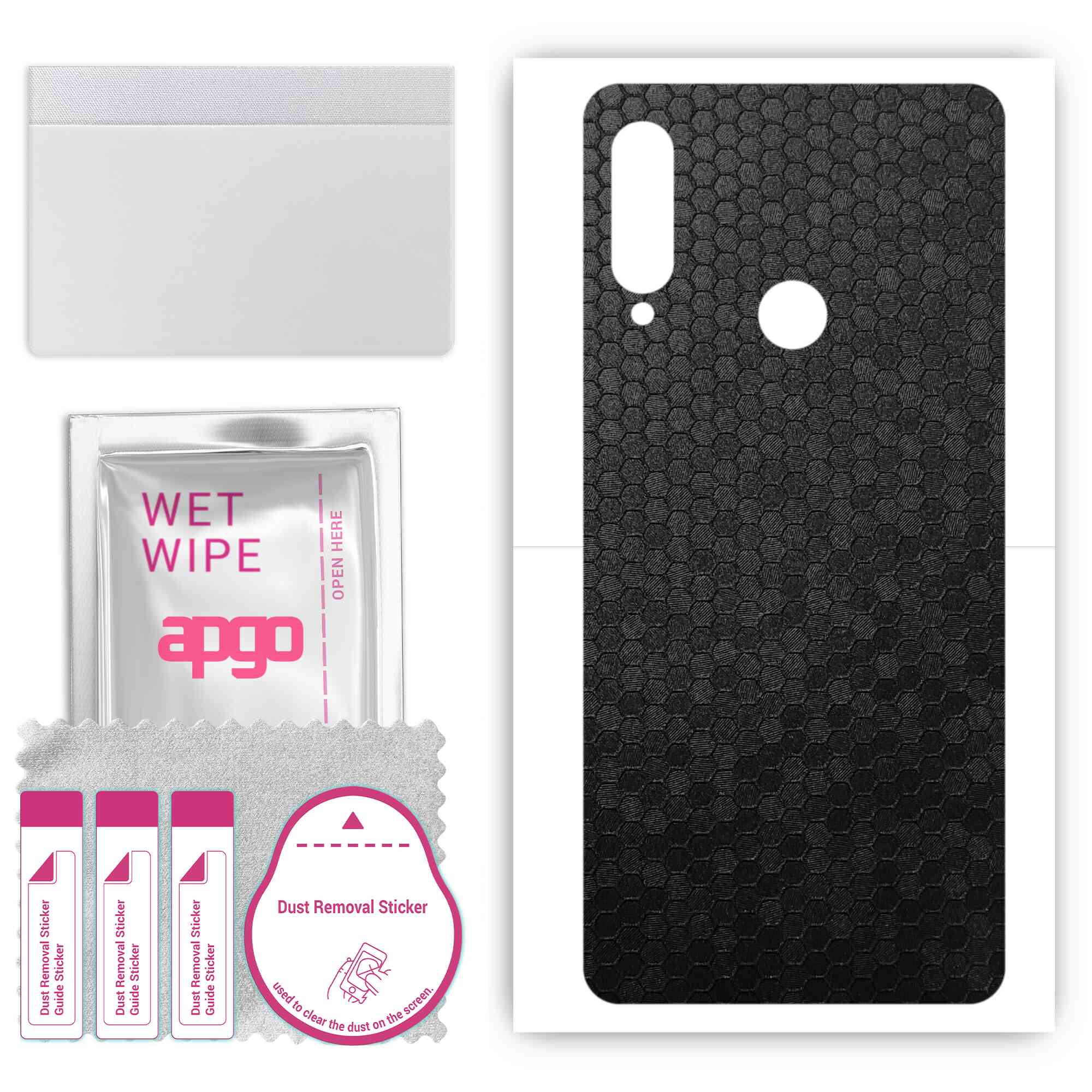 Apgo Protective Skin Sticker для задньої панелі, сумісної з Lenovo Z6, Wrap Film, Foil, Vinyl - Pattern Black Honeycomb
Apgo Protective Skin Sticker для задньої панелі, сумісної з Lenovo Z6, Wrap Film, Foil, Vinyl - Pattern Black Honeycomb