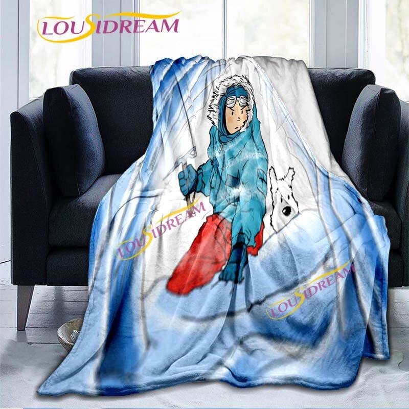 The Adventures of Tintin Blanket Flannel Blankets 3D Cartoon Print Blankets Adults Children Bedspread Throw Blankets Sofa Decor 75x90cm
The Adventures of Tintin Blanket Flannel Blankets 3D Cartoon Print Blankets Adults Children Bedspread Throw Blankets Sofa Decor 75x90cm