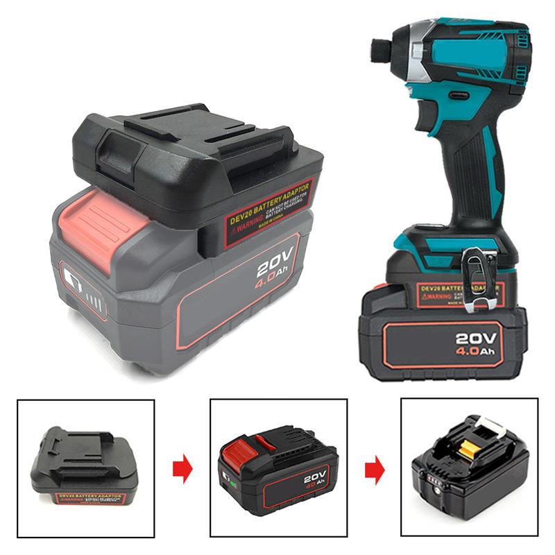Аккумуляторный преобразователь для Devon 20 В в Makita 18 В литий-ионный аккумуляторный адаптер BL1830 BL1850B сменный адаптер для использования электроинструментов
Аккумуляторный преобразователь для Devon 20 В в Makita 18 В литий-ионный аккумуляторный адаптер BL1830 BL1850B сменный адаптер для использования электроинструментов