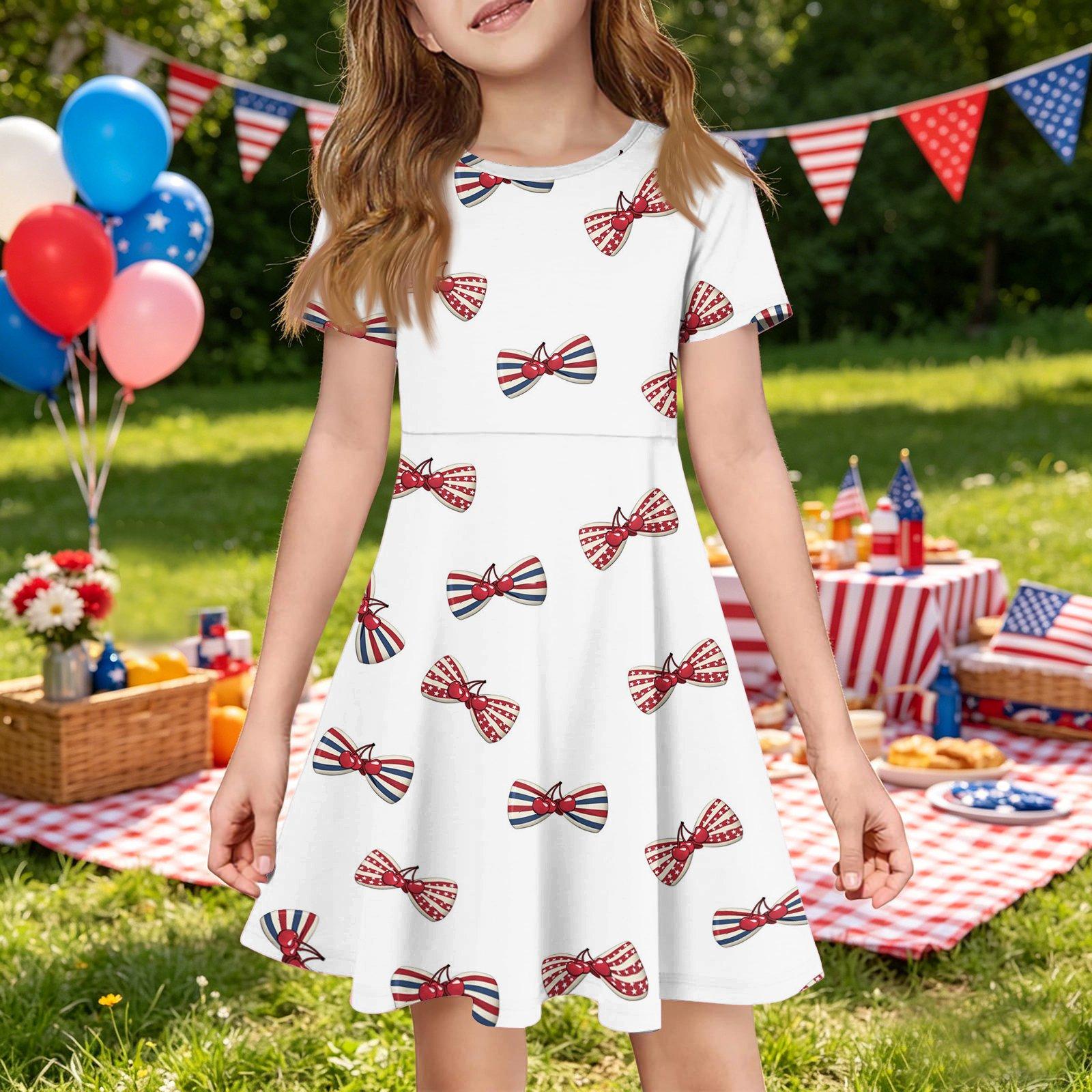 Girls Short Sleeve Dress with Pockets Casual Fit and Flare Dress Lightweight Soft Fabric Comfortable Summer Dress for Everyday Wear 140 белый
Girls Short Sleeve Dress with Pockets Casual Fit and Flare Dress Lightweight Soft Fabric Comfortable Summer Dress for Everyday Wear 140 белый