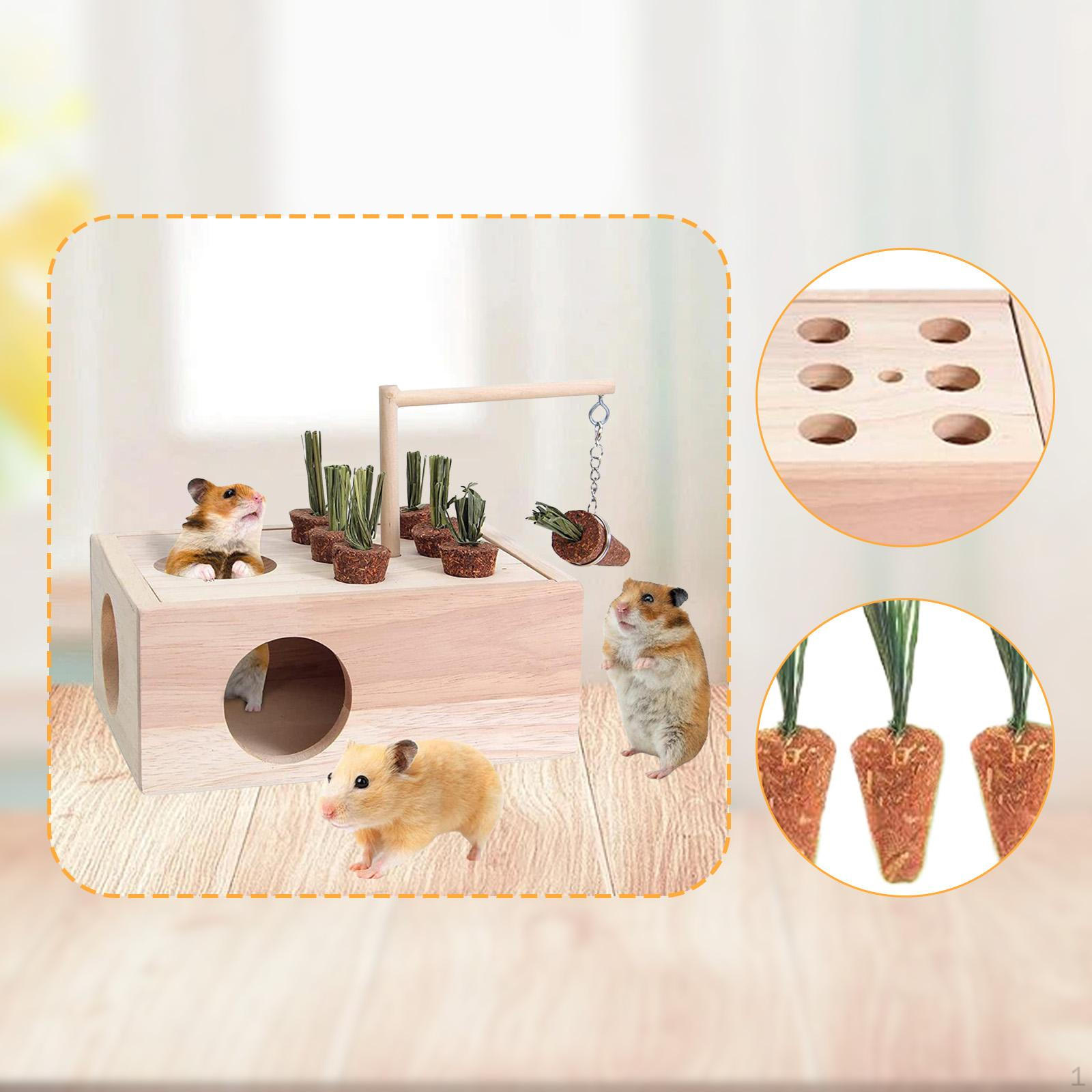 Домик-укрытие для хомяка, деревянный туннель для морской свинки, забавный декор для клетки, игрушки для маленьких животных для сирийского хомяка
Домик-укрытие для хомяка, деревянный туннель для морской свинки, забавный декор для клетки, игрушки для маленьких животных для сирийского хомяка