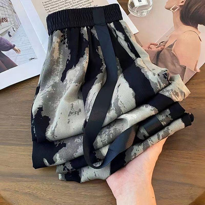 WTEMPO Ink Painting National Style Ice Silk Wide-leg Pants Women s Summer Lightweight Tie-dye High-waisted Casual Loose Trousers M чёрный
WTEMPO Ink Painting National Style Ice Silk Wide-leg Pants Women s Summer Lightweight Tie-dye High-waisted Casual Loose Trousers M чёрный