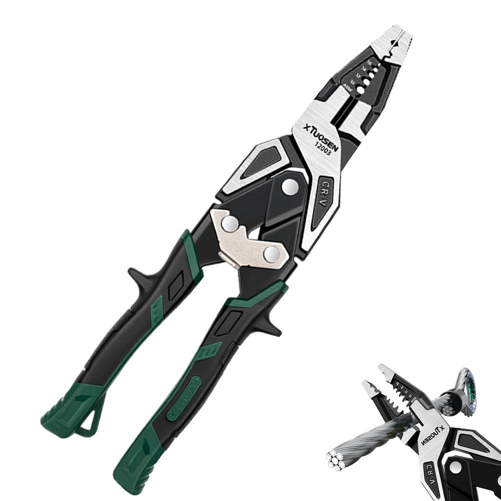 Electric Wire Stripper Heavy Duty Precision Multifunctional Electrician Pliers Wire Cutter Stripper For Terminal Work
Electric Wire Stripper Heavy Duty Precision Multifunctional Electrician Pliers Wire Cutter Stripper For Terminal Work