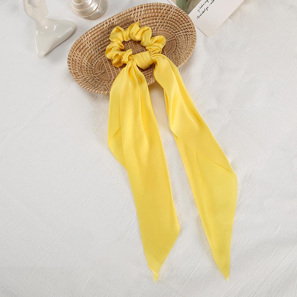 Модные женские резинки-скранчи с лентами, эластичные резинки для волос, бант-шарф, однотонная повязка на голову для девочек, дамские резинки для волос, завязки, аксессуары для волос жёлтый
Модные женские резинки-скранчи с лентами, эластичные резинки для волос, бант-шарф, однотонная повязка на голову для девочек, дамские резинки для волос, завязки, аксессуары для волос жёлтый