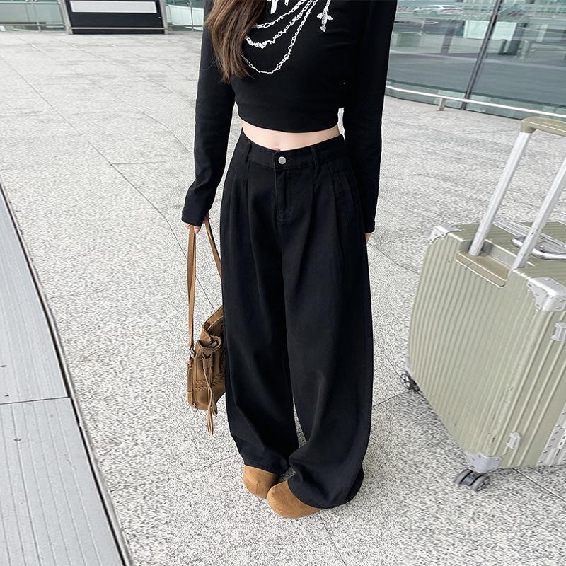 Women s High-Waist Wide-Leg Jeans - Casual Loose Fit, Floor-Length M чорний
Women s High-Waist Wide-Leg Jeans - Casual Loose Fit, Floor-Length M чорний