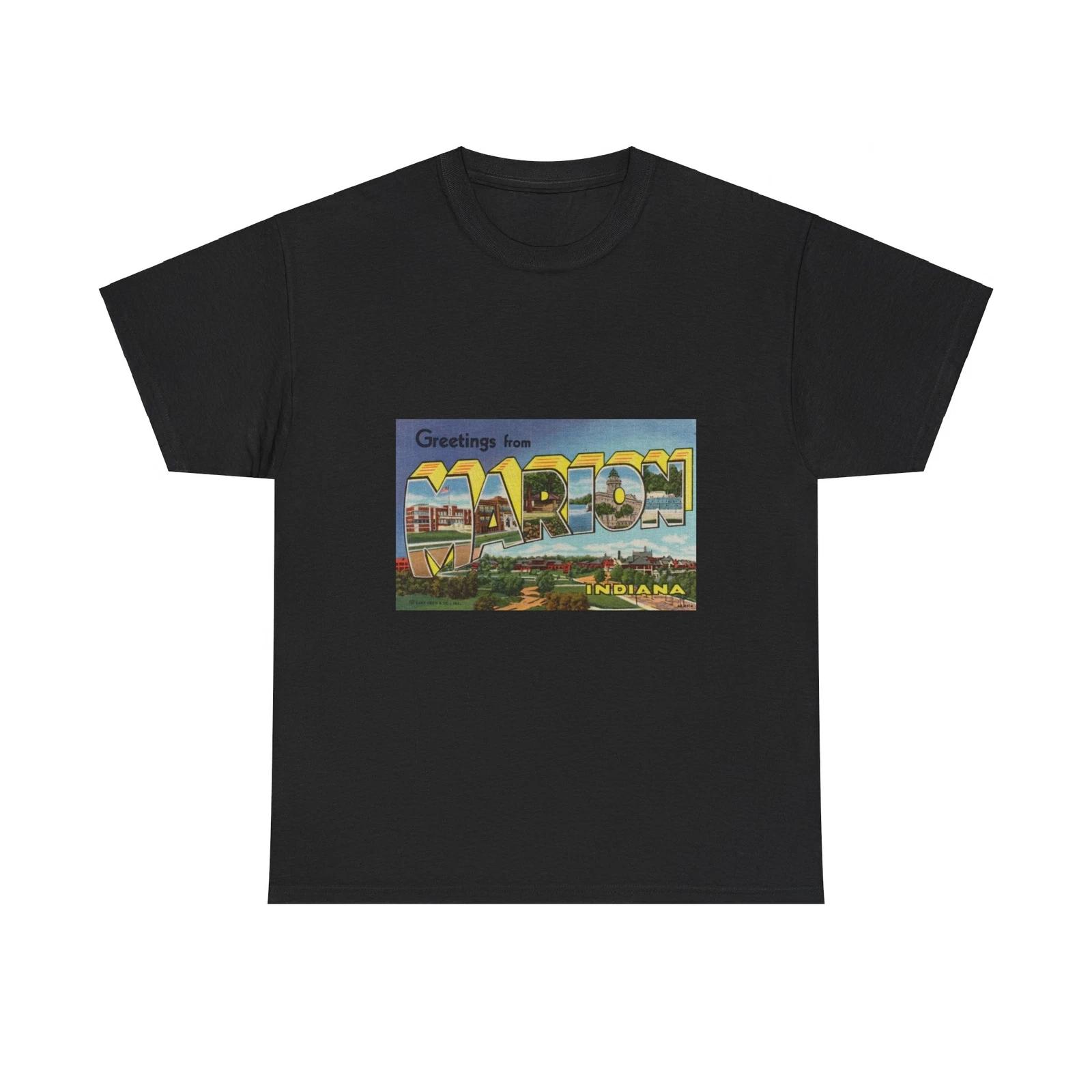 Greetings from Marion Indiana (Greeting Postcards) T shirt S
Greetings from Marion Indiana (Greeting Postcards) T shirt S