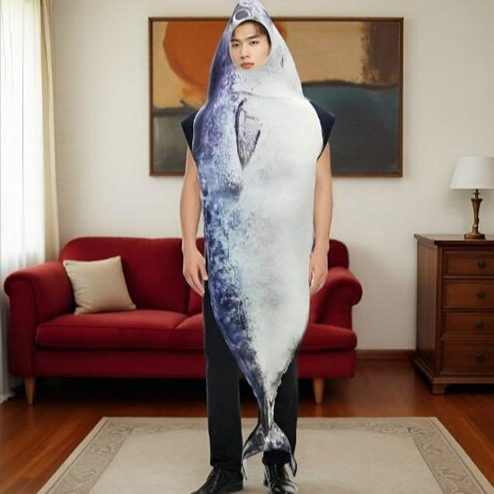 Adult Salmon Costume for Halloween and Oktoberfest Parties One Size темно-синий
Adult Salmon Costume for Halloween and Oktoberfest Parties One Size темно-синий
