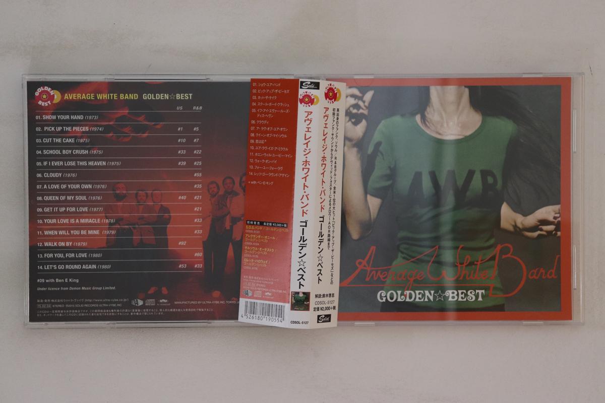 CD AVERAGE WHITE BAND Golden Best CDSOL5127 SOLID RECORDS 2015 Япония Оби СоулФанк Б/У
CD AVERAGE WHITE BAND Golden Best CDSOL5127 SOLID RECORDS 2015 Япония Оби СоулФанк Б/У