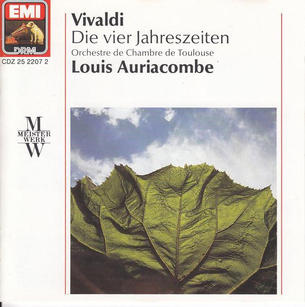 CD VIVALDI, LOUIS AURIACOMBE, ORCHESTR - Die Vier Jahreszeiten CDZ2522072 EMI DRM 1990 Switzerlan Classical Used
CD VIVALDI, LOUIS AURIACOMBE, ORCHESTR - Die Vier Jahreszeiten CDZ2522072 EMI DRM 1990 Switzerlan Classical Used