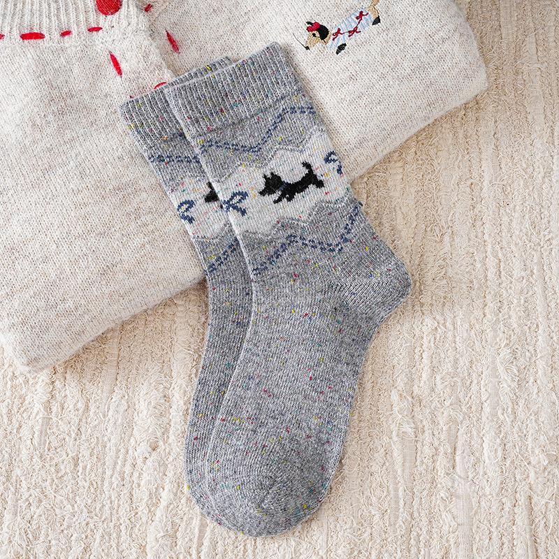 Women s Cute Retro Fair Isle Puppy Mid-Calf Socks - New 2025 Warm Over-the-Knee Winter Collection One Size світло-сірого кольору
Women s Cute Retro Fair Isle Puppy Mid-Calf Socks - New 2025 Warm Over-the-Knee Winter Collection One Size світло-сірого кольору