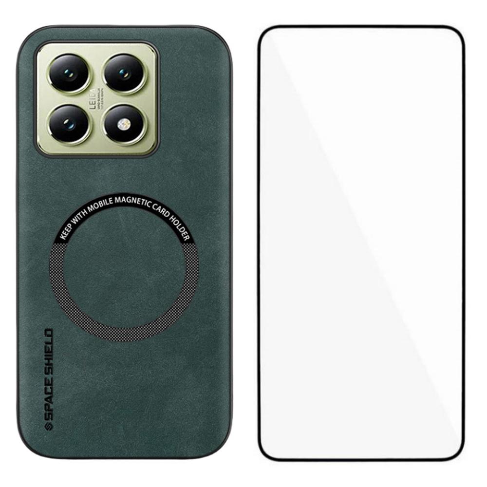 WANLONFENG YBP Series For Xiaomi 14T Magnetic Case with Tempered Glass Film PU+TPU Phone Cover Large Cutout Green
WANLONFENG YBP Series For Xiaomi 14T Magnetic Case with Tempered Glass Film PU+TPU Phone Cover Large Cutout Green