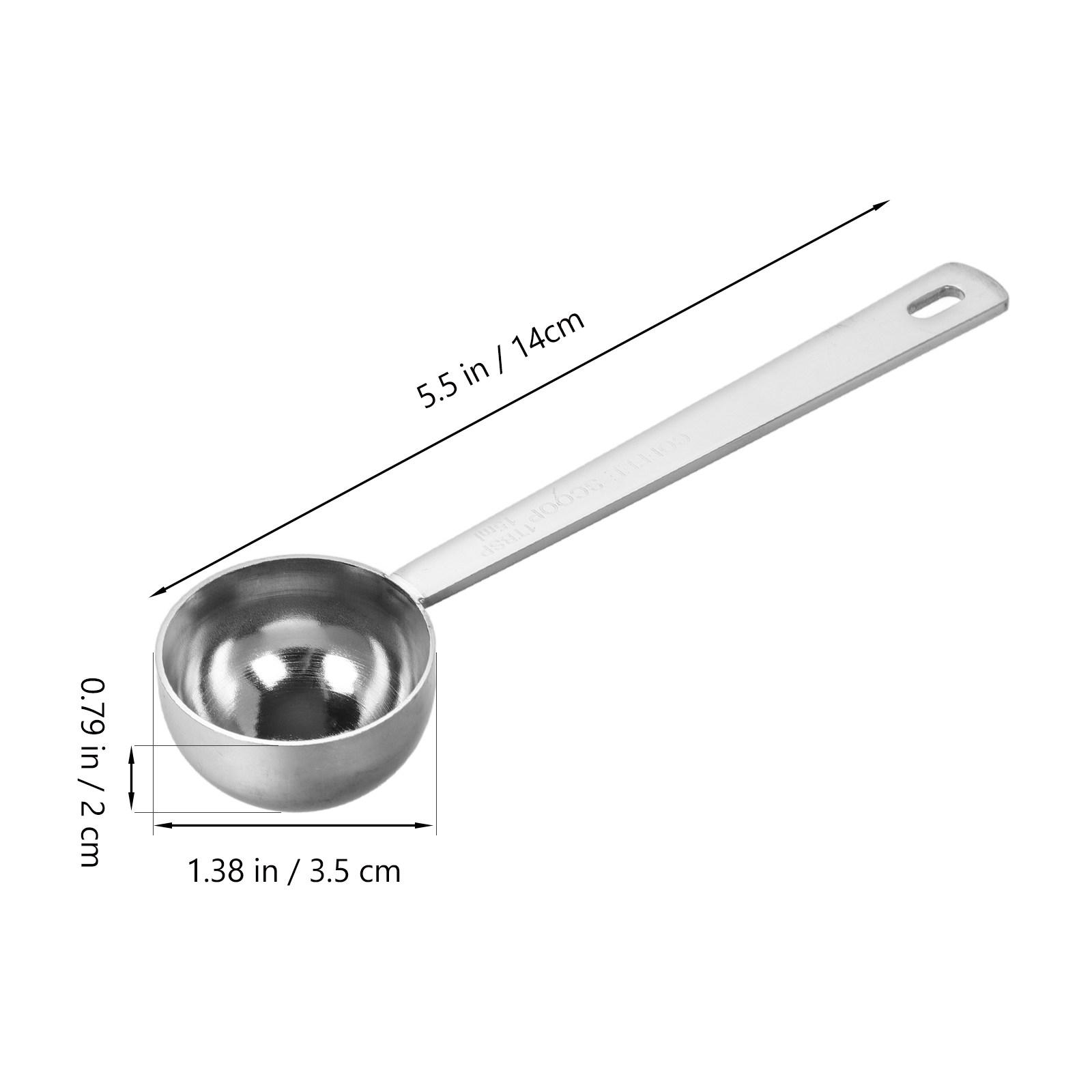 Stainless Steel Coffee Measuring Scoop Long Handle 15Ml Precision Engraved for Ground Coffee Milk Powder Protein Powder Espresso срібний
Stainless Steel Coffee Measuring Scoop Long Handle 15Ml Precision Engraved for Ground Coffee Milk Powder Protein Powder Espresso срібний