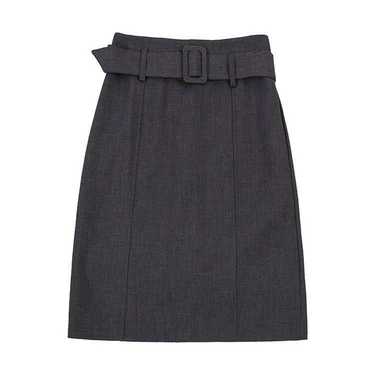Fei Yuan Academy Style Belted Back-Slit Midi Skirt: Women s Early Spring Fashion in Solid Colors L серый
Fei Yuan Academy Style Belted Back-Slit Midi Skirt: Women s Early Spring Fashion in Solid Colors L серый