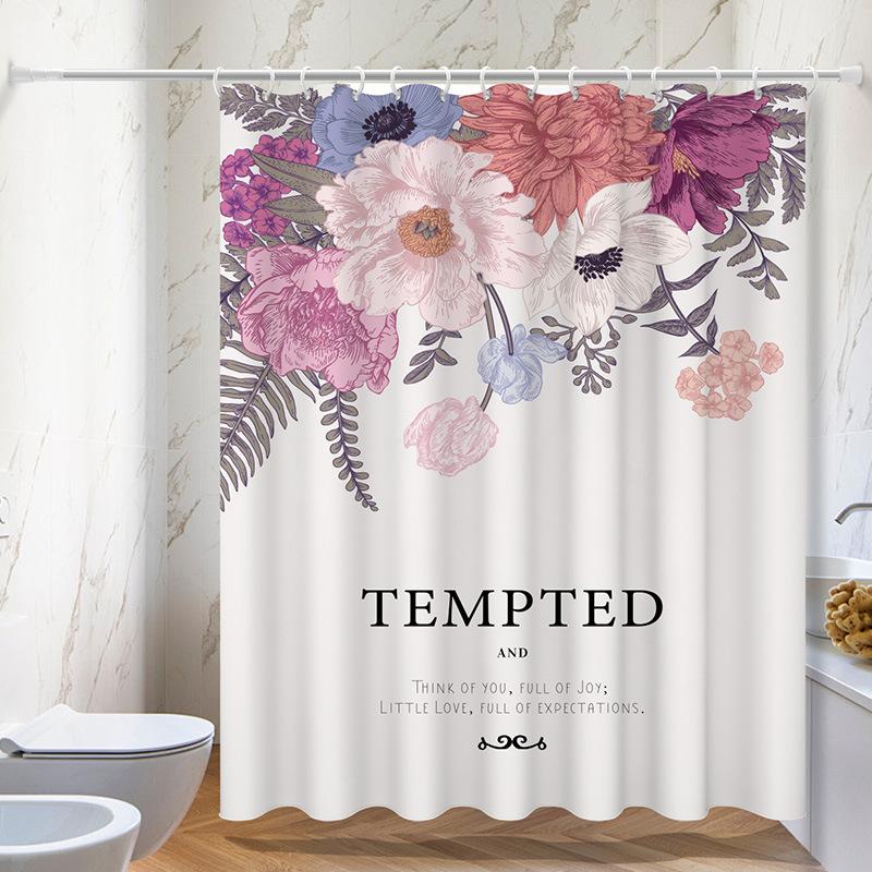 Simple Flower Series washable Dirt-Resistant Shower Curtain Shower Head waterproof Polyester Bath Curtain For Home Decor 70x140CM
Simple Flower Series washable Dirt-Resistant Shower Curtain Shower Head waterproof Polyester Bath Curtain For Home Decor 70x140CM