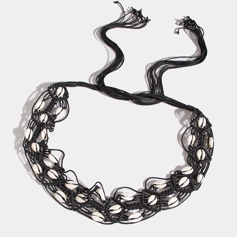 Богемный стиль Хлопковая веревка Ракушка Женский широкий пояс-завязка
Богемный стиль Хлопковая веревка Ракушка Женский широкий пояс-завязка